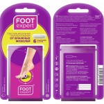 Лейкопластырь, Foot Expert (Фут Эксперт) р. S (2 x6 см) №6 гидроколлоидный от влажных мозолей прямоугольный