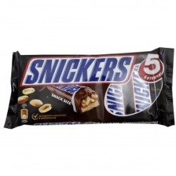 Батончик, Snickers (Сникерс) 40 г шоколадный мультипак