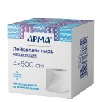 Лейкопластырь фиксирующий, Арма р. 4смх500см №1 белый